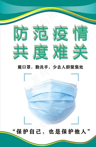 防范疫情展板图片