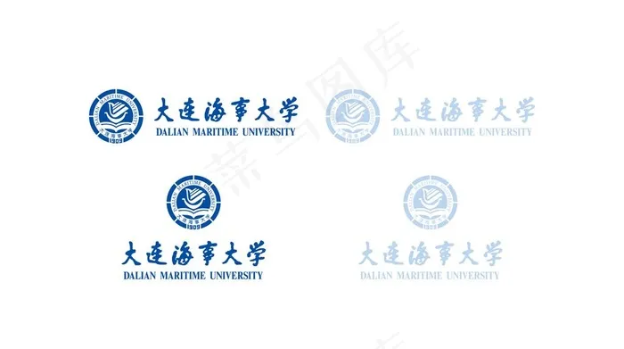 大连海事大学校徽新版图片ai矢量模版下载