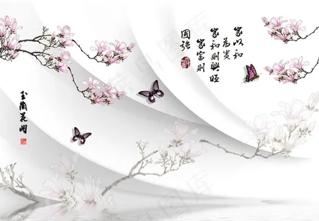 3D电视背景墙图片