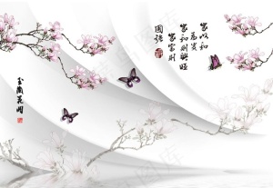 3D电视背景墙图片