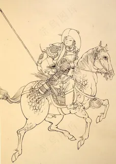 白描人物图片 白描人物图片
