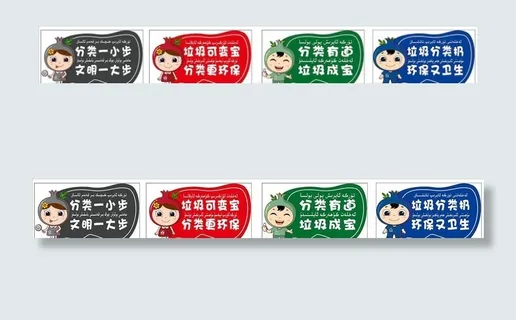 垃圾分类正确的图片