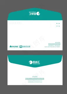矢量信封模板素材 信封效果图图片