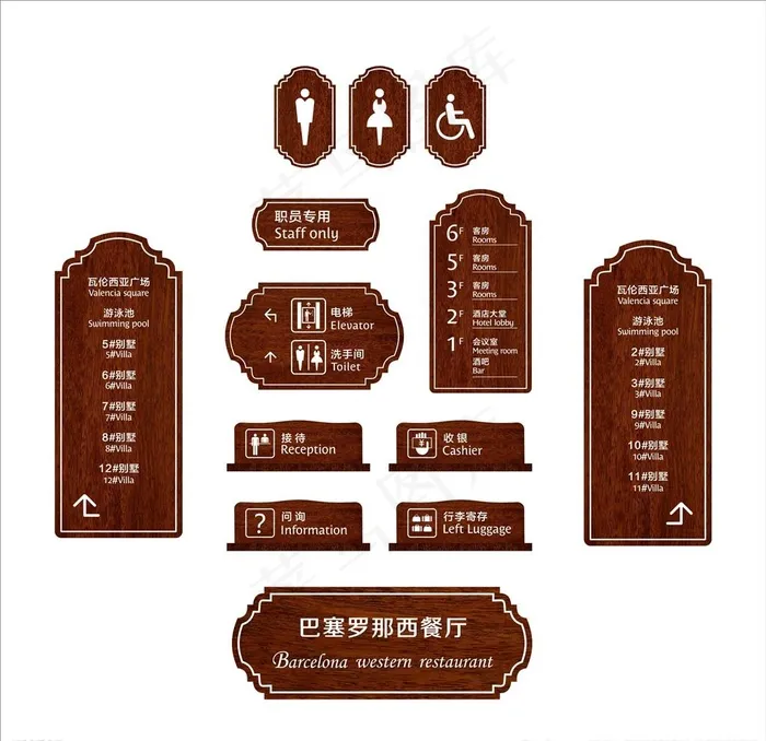 标识牌图片