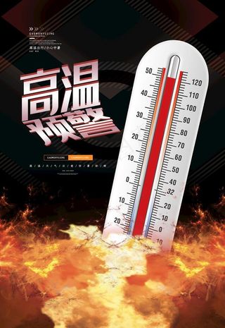 高温预警图片