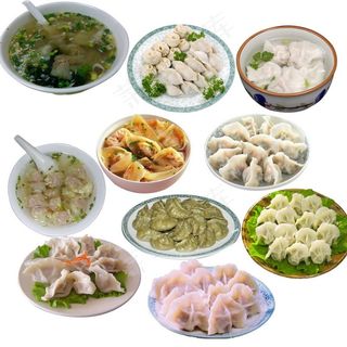 饺子混沌图图片