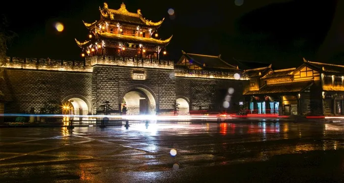 灌县古城图片 灌县古城图片