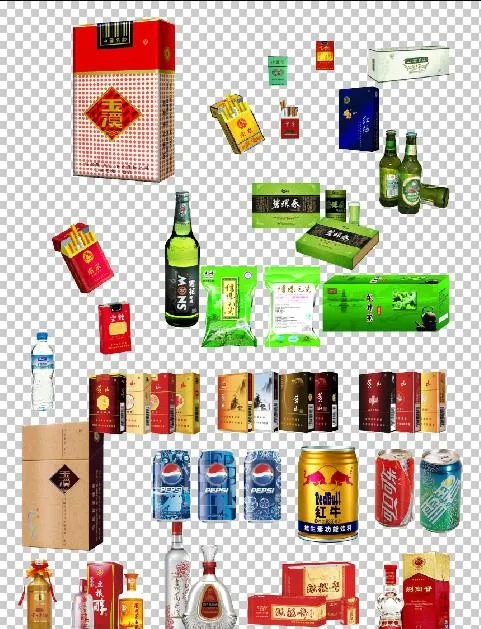 烟酒茶图片psd模版下载