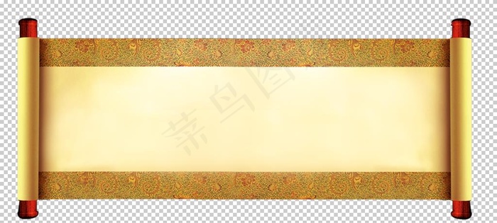 卷轴素材图片