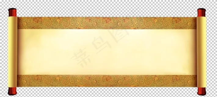卷轴素材图片
