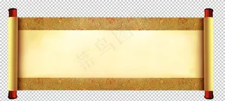 卷轴素材图片