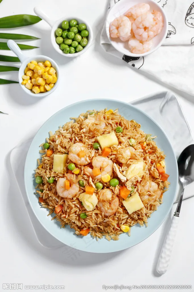 虾仁炒饭图片