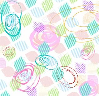 多彩几何涂鸦图片