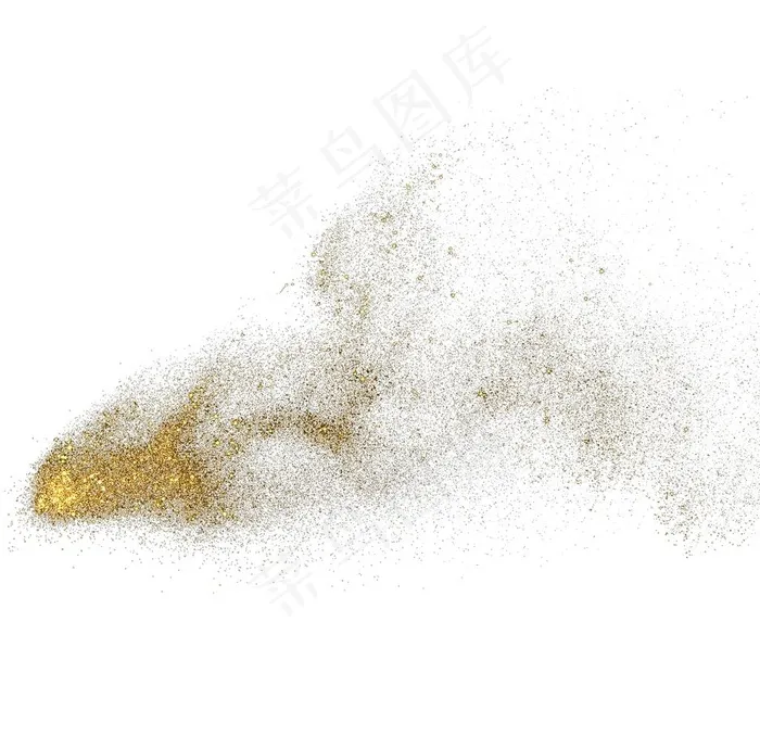 飘散的金粉图片psd模版下载