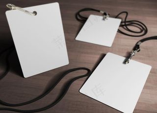 工作证贴图效果样机图片