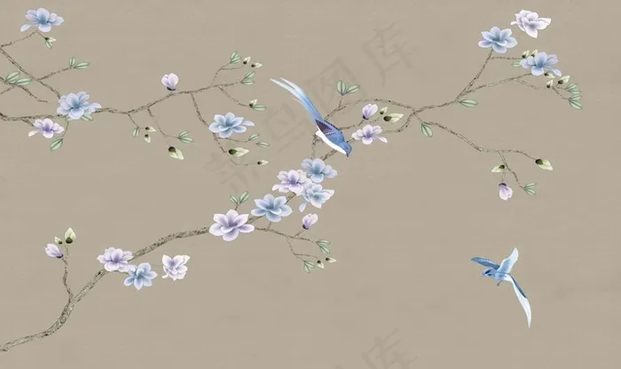 花鸟图片(9071X5669(DPI:72))psd模版下载