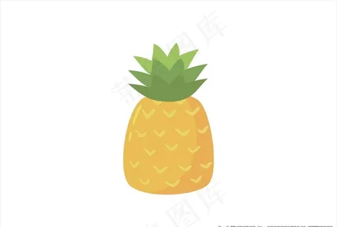 菠萝矢量图片
