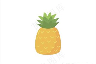 菠萝矢量图片