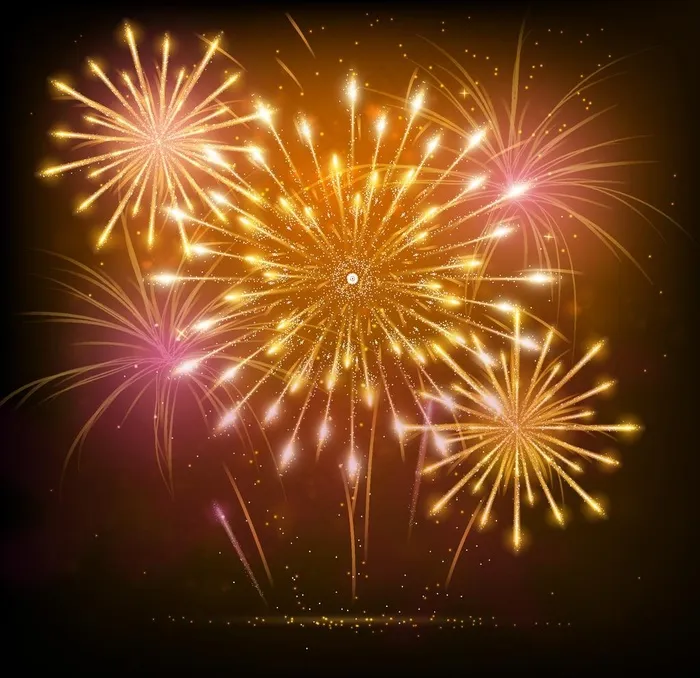 烟花图片ai矢量模版下载