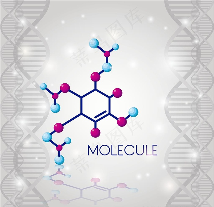 基因图片ai矢量模版下载