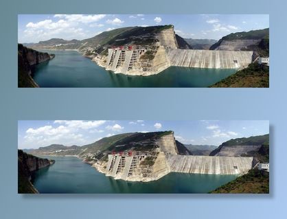 洪家渡水库水电站图片