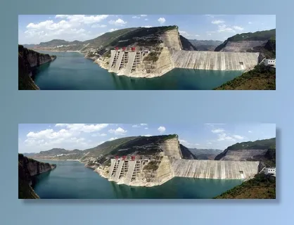 洪家渡水库水电站图片