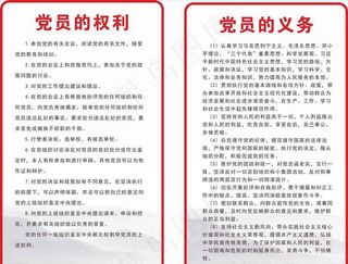 党员的权利义务图片