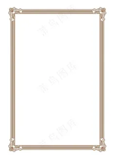 高清证书古典边框图片