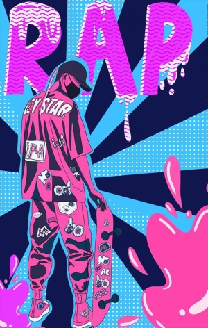 抽象插画图片