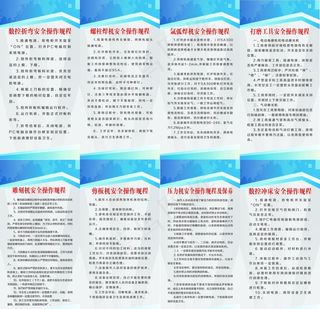 安全操作规程图片