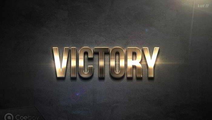 特级质感金属特效字图片