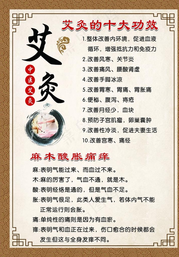 艾灸图片