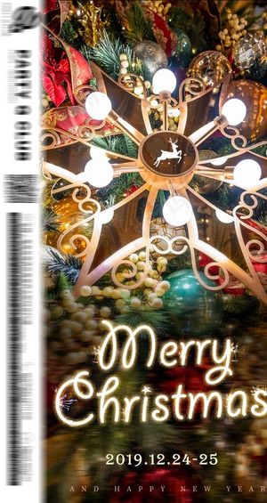 夜店 酒吧 圣诞节 海报 模板图片