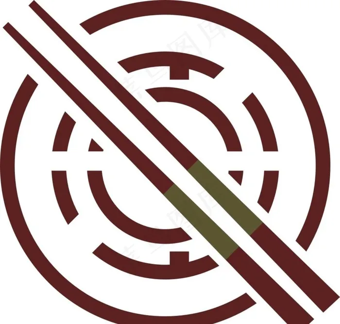 碗筷logo图片cdr矢量模版下载
