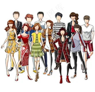 服装矢量插画素材图片
