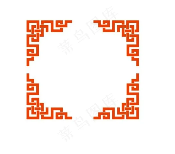 窗花花边素材矢量图文件图片cdr矢量模版下载
