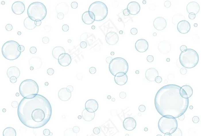 气泡图片ai矢量模版下载