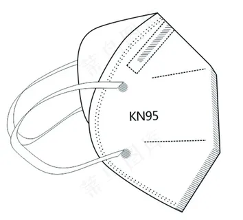 KN95防护口罩图片