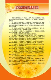 学校消防安全制度图片