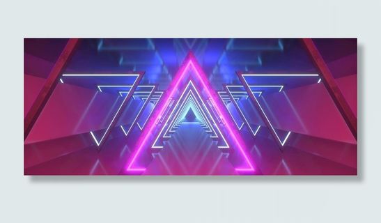 炫彩电音电商背景图片