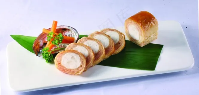 鲍鱼卷图片 鲍鱼卷图片