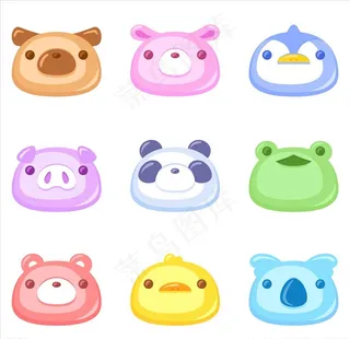 卡通动物图片