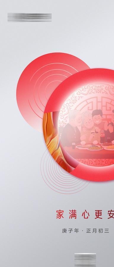 春节系列海报图片(2000X3550(DPI:200))psd模版下载