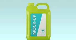 绿色塑料桶图片