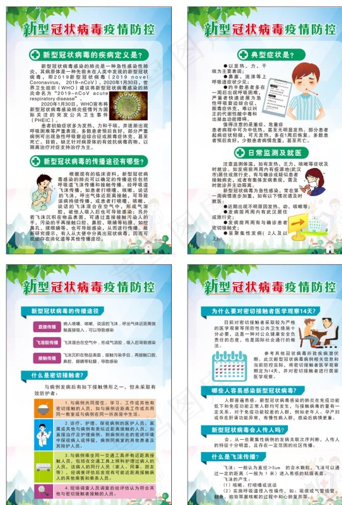 新冠肺炎展板图片