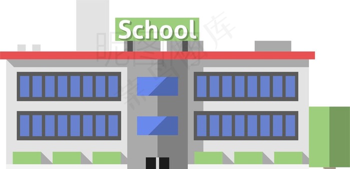 学校图片eps,ai矢量模版下载