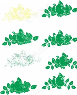 刺梨矢量图图片