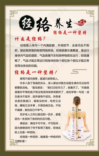 经络养生图片