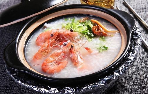 海鲜蔬菜粥图片