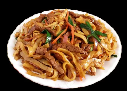 肉丝炒河粉图片 肉丝炒河粉图片